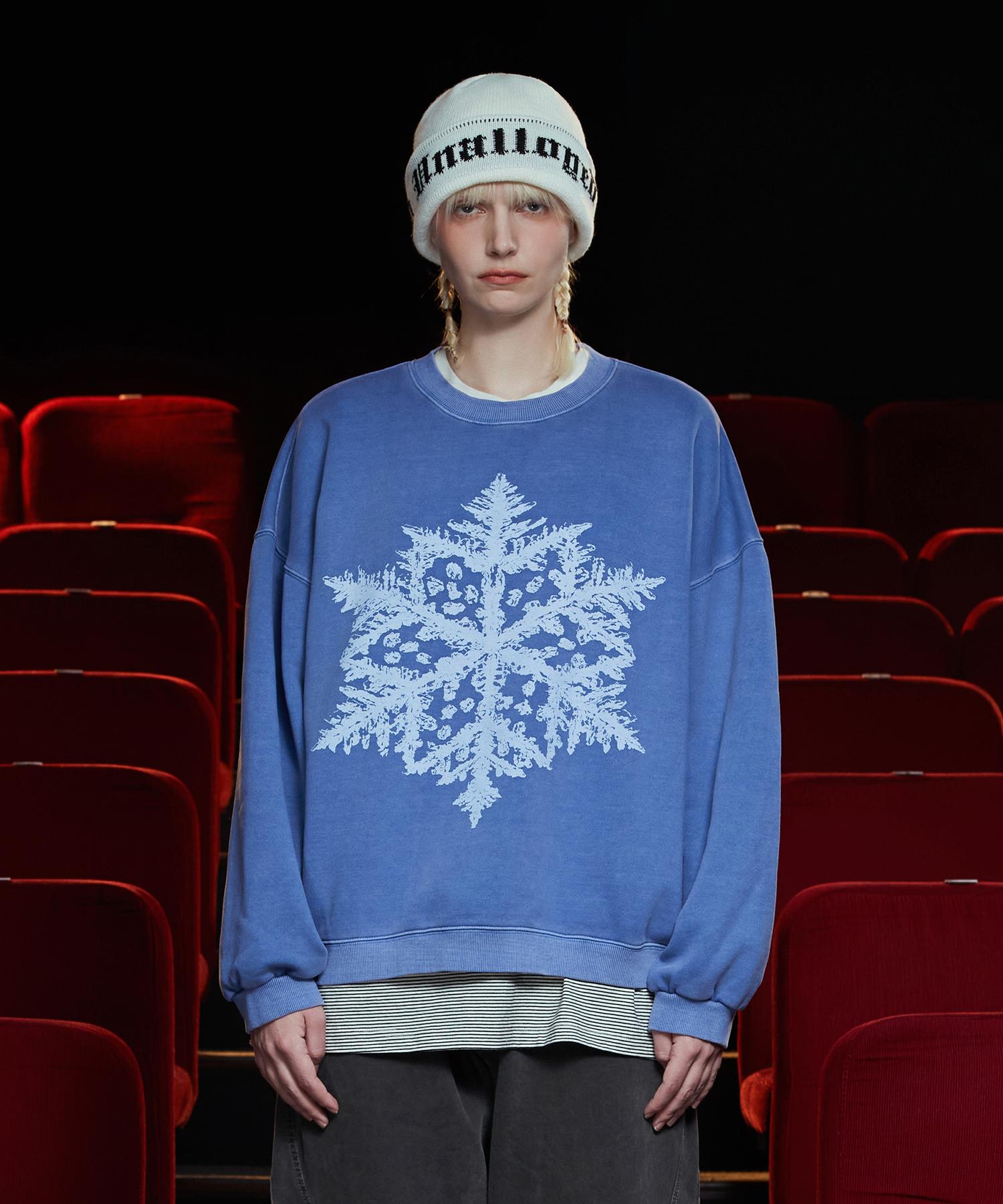 Свитшот Analogoid Pigment Snow / Синий Blue/M