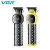 VGR V-185 Men's Hair Clipper Body Hair Trimmer USB Pusher Powerful with LED Intelligent Digital Display Pusher Home Razor Shaver Oil Head Clipper