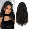 Women's Long Curly Hair Ponytail Natural Deep Wave Wig