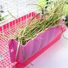 Hanging Grass Feeder Small Pet Rabbit Hanging Grass Feeder Rack Shelf Hay Bowl Holder Box Dispenser Rabbit Supplies