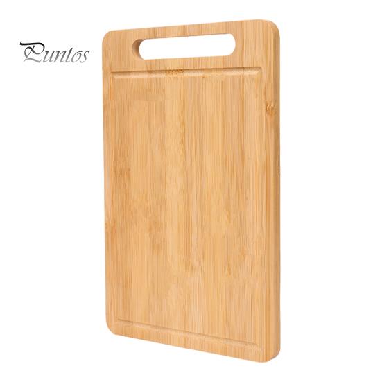 Bamboo Cutting Board Thickened Double-Sided Chopping Board for Meat And Vegetables Kitchen Chopping Panel with Vertical Storage Anti-Mildew Fruit