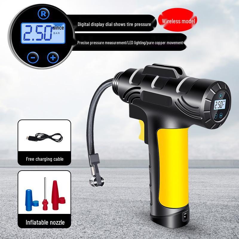 Portable USB Digital Display Car Air Pump for Tires