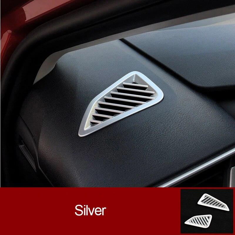 

ABS автомобильный Стайлинг, передняя крышка воздуховыпускного отверстия, внутренняя отделка, рамка приборной панели, декоративные детали для Toyota Corolla E210-2022 серебряный