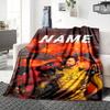 Custom Name Spider-Man Mask blanket for Couch & Bed, Plush Cozy Fuzzy Blanket Super Soft & Warm Blankets for Fall and Winter. 090818