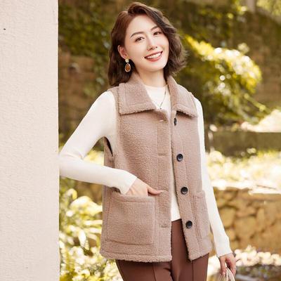 Pastte Women's Faux Lamb Fleece Winter Vest