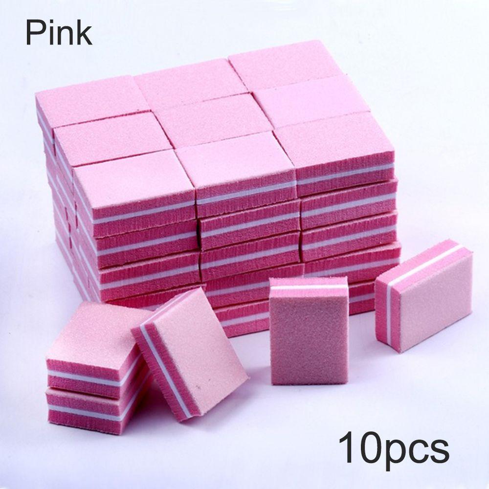 Strips Manicure Tool Colorful Sponge Nail Sanding Buffer Mini Nail File Polishing Block Nail Polish