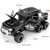Toy Car 1/24 Land Rover Defender Six Wheels Off Road Pickup Car Model,Pull Back Diecast Truck Collectible Truck with Sounds  Lights for Kids Adults
