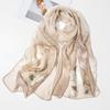 Shanghai Story New Silk Scarf Women's Spring and Summer Thin Mulberry Silk Printed Scarf Fashionable and Versatile Shawl