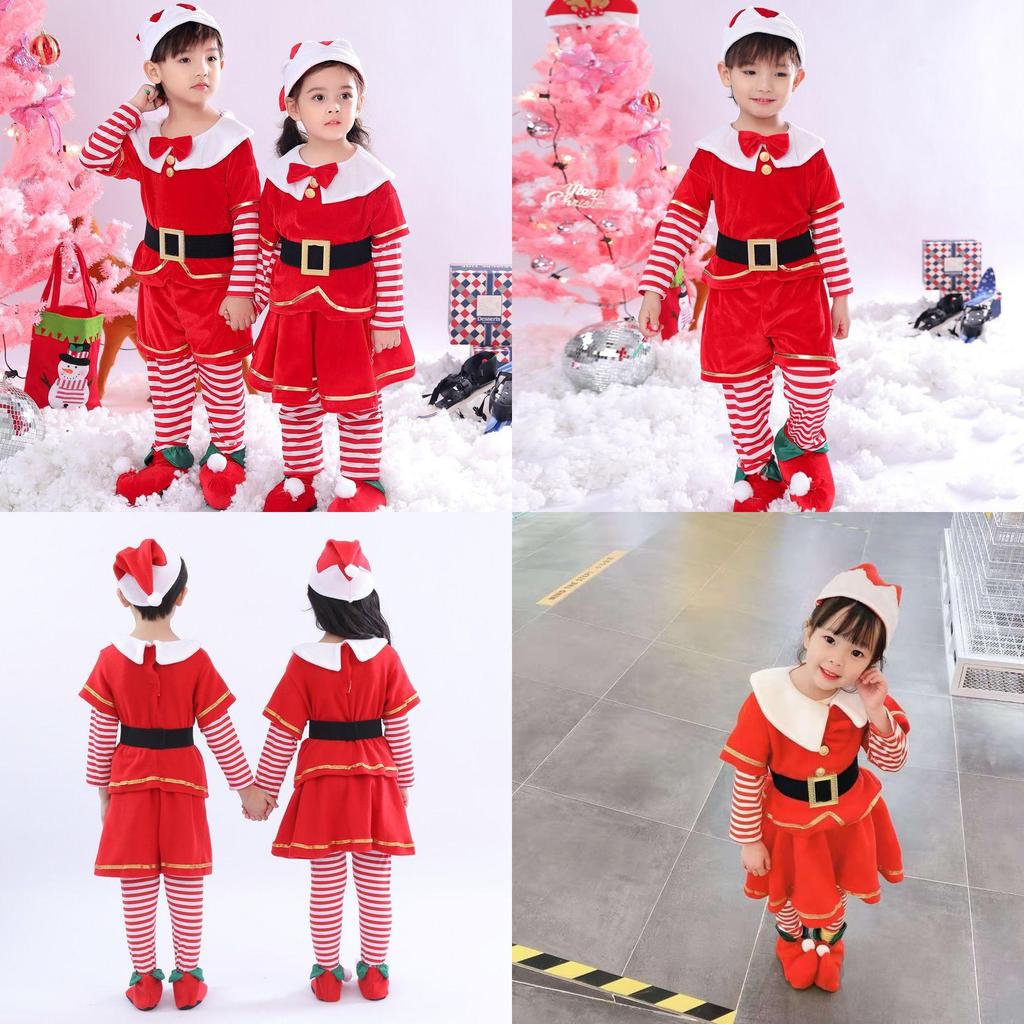 Soft Comfort Polyester Christmas Cosplay Costume For Toddler Boys Girls