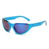Steampunk Y2K Sunglasses Women Men Brand Design Sports Punk Sun Glasses Summer Unisex Blue Mirror Shades UV400 Gafas De Sol