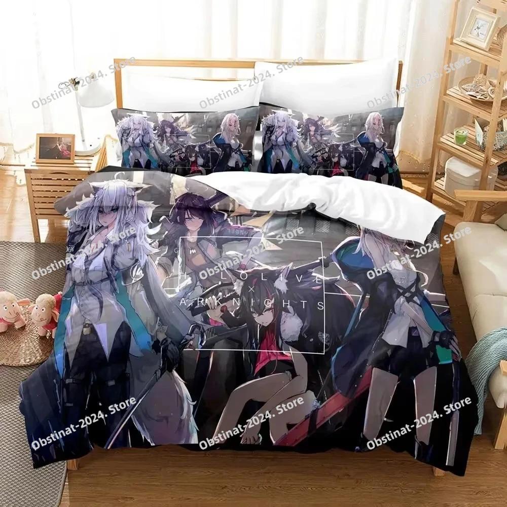 Comforter Vtuber Ninomae Bedding Set Single Twin Full Queen King Size Bed Set Aldult Kid Bedroom S 3D Print Kawaii Anime