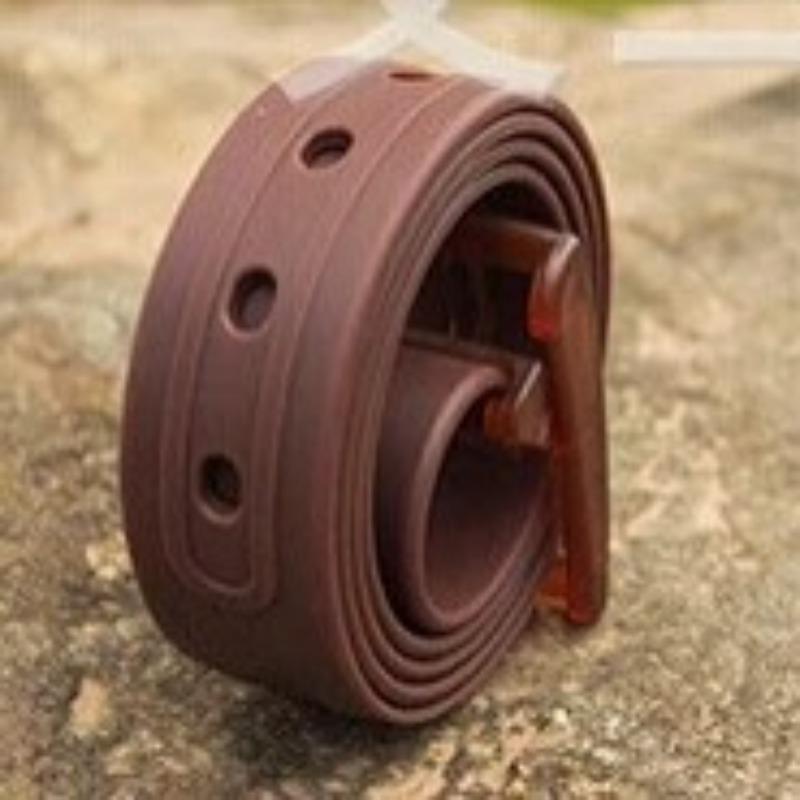 Silicone Belt Candy Color Belt Unisex Iron-free Silicone Belt