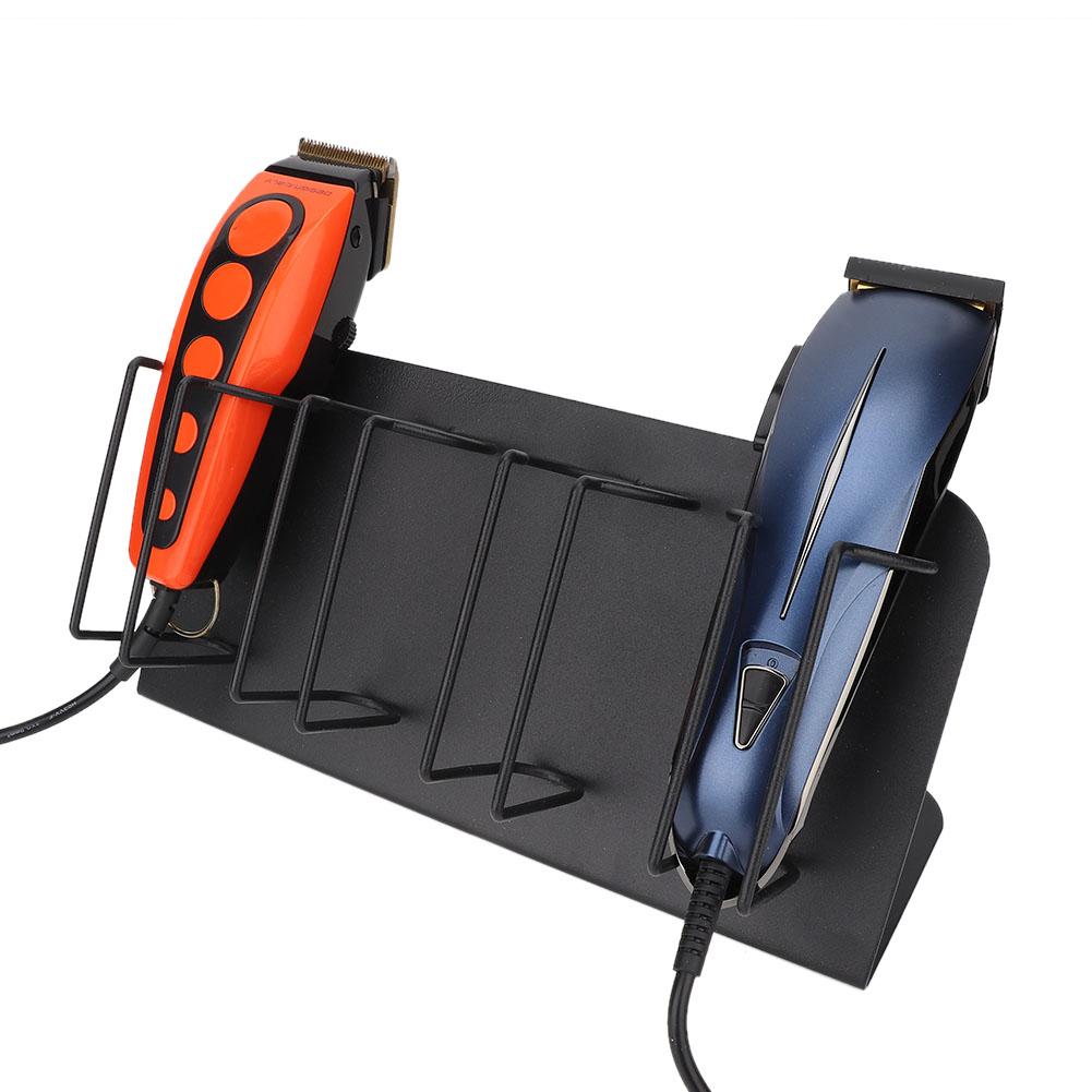 4 Slots Stainless Steel Electric Hair Clipper Storage Rack Hair Cutter Trimmer Holder Stand