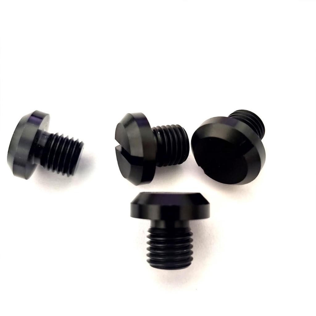 JooBsoso Mirror Hole Cover Cap, Positive Screw Bolt, Aluminum, Suitable for Motorcycle Rearview Mirror,
