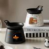 Fashion Creative Ceramic Aromatherapy Stove Can Dry Burn Fragrant Powder, Coffee Grounds, Aromatherapy Lamp Essential Oil Heater