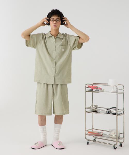 [Mystic Moon] Lazy Pajama Shorts [Shipped from Korea] 100% Authentic Green