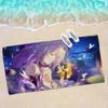 Game Castorice H-Honkai Microfiber Beach Towel Absorbent Quick dry Soft Yoga Swimming Resort Mountain Climbing Towel