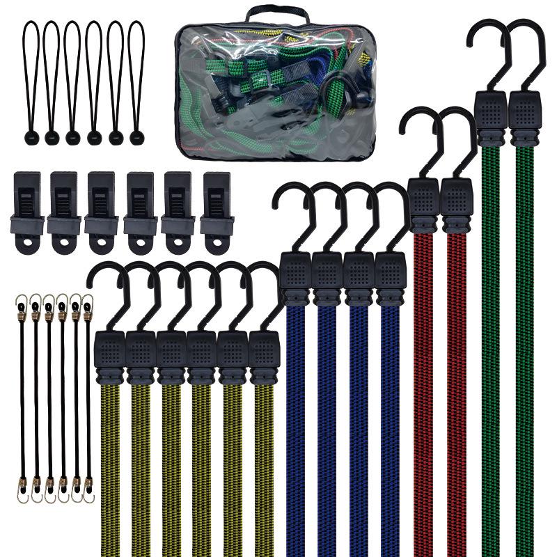 Electric Bike Bungee Tie-Down Strap: Multi-use Rubber Cord for Bicycle Luggage and Rack Securement