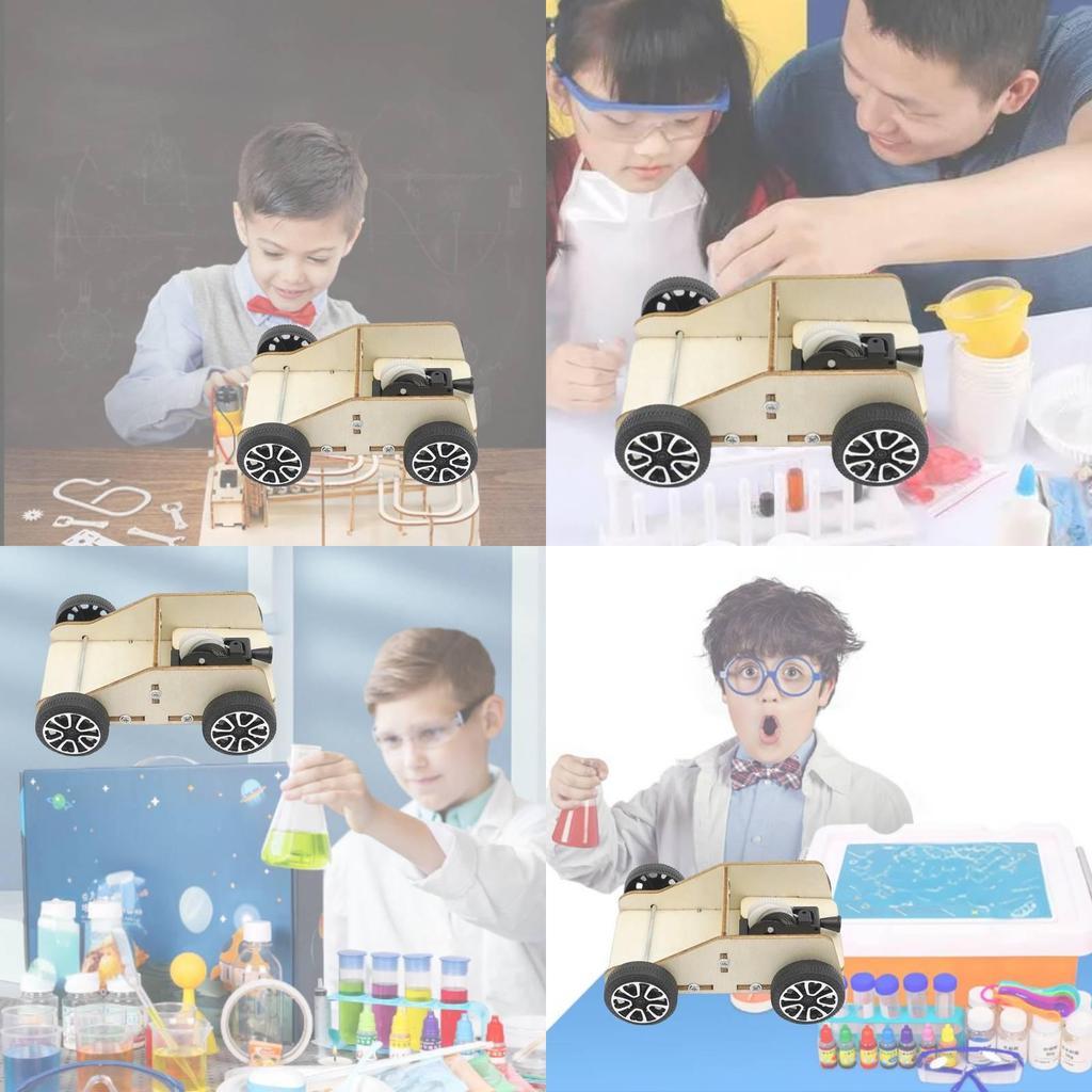 Educational Diy Wooden Science Experiment Toy For Kids Stem Learning C-23a Material Pack