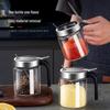 Ru Han Stainless Steel Glass Seasoning Bottle Set