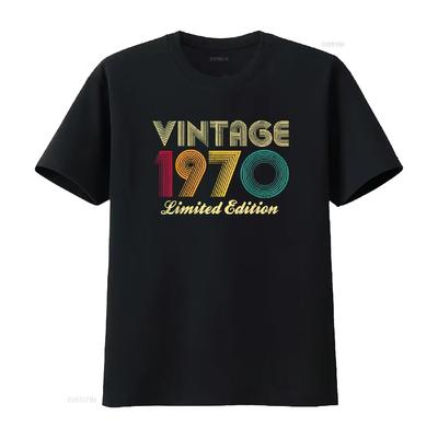 53rd Birthday Vintage 1970 53 Years Old Retro T Shirt Vintage Washed Designer Clothes Versatile Slightly Stretched Comfortable