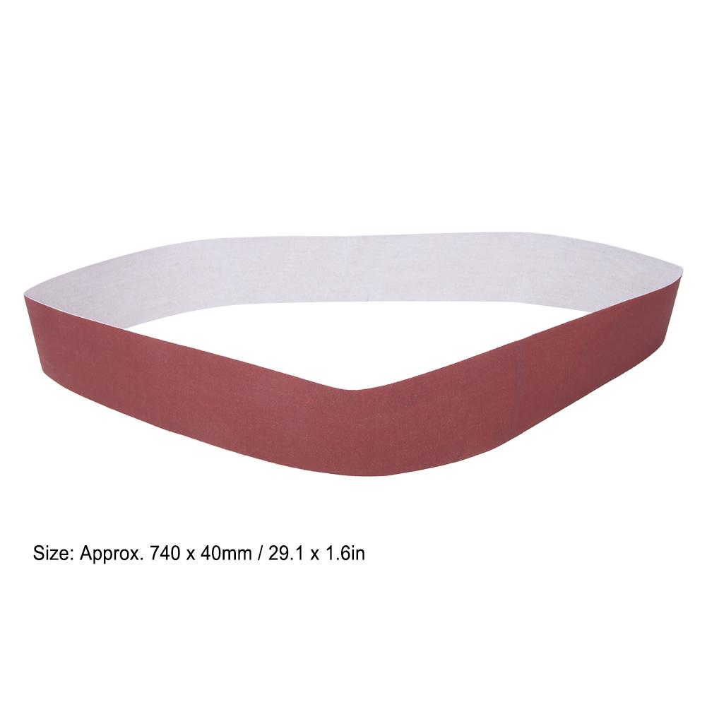 10PCS Alumina Sanding Belt Sanding Band Grinding Polishing Tool 740 X 40mm for Furniture