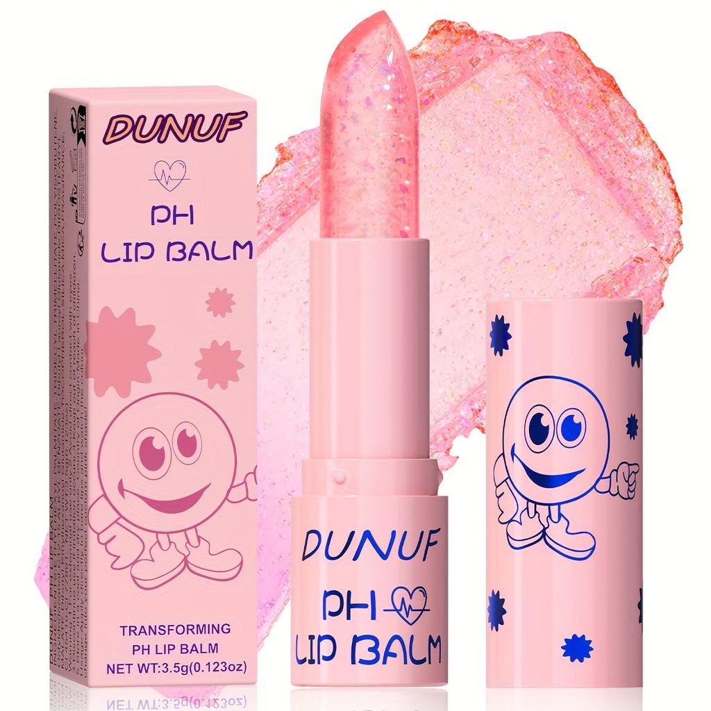 PH Lip Balm Moisturizing Tinted Lip Paste Glossy Finish with Mixed Color System Lip Oil Lightweight Hydrating Lipstick Complexion Enhancing Lip Gloss