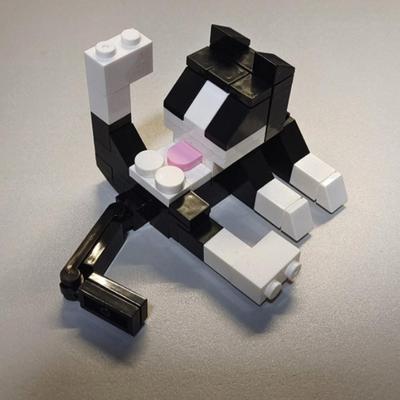 City Cat Animal Series Building Blocks Kids Educational Toys, Creative DIY for Birthday Gifts