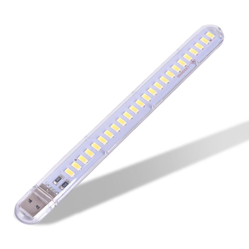 2/6/10PCS USB Plug Lamp 8leds 24leds Reading Book Light 5V Ultra Bright LED Night Light Portable Lighting For Power Bank Laptop