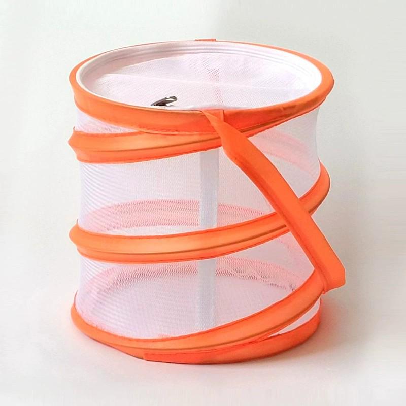 Mesh Cloth Butterfly Catching Cage with Zippered Lid for Summer Camp
