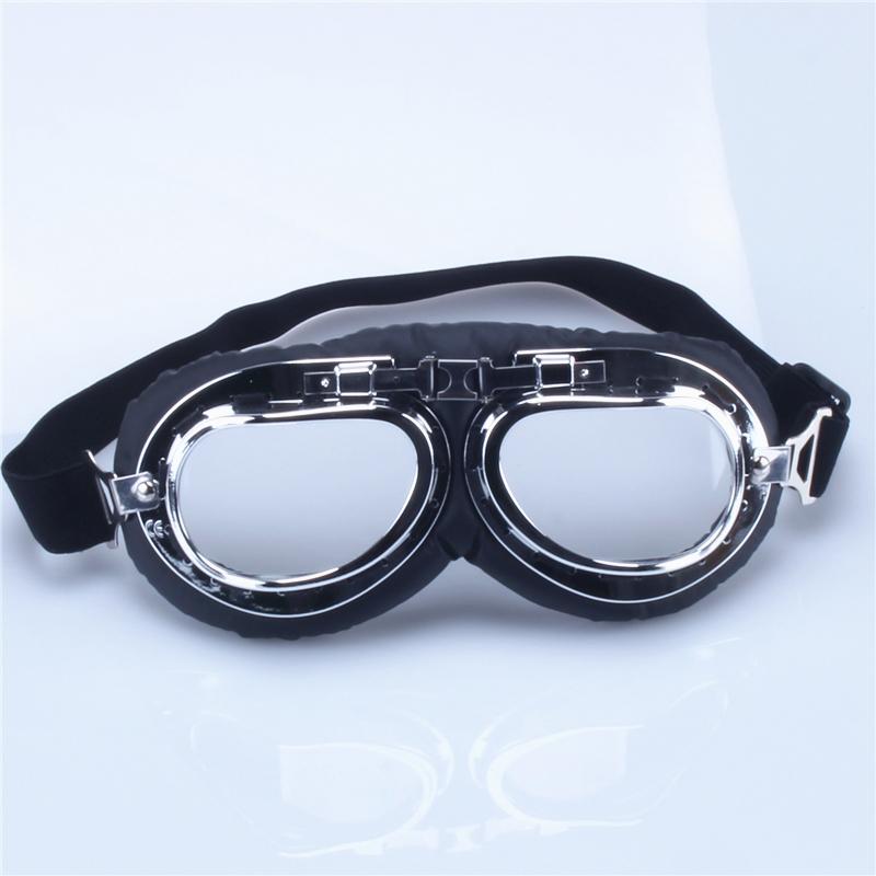 Motorcycle Goggles Glasses Vintage Motocross Classic Goggles Retro Pilot Cruiser  ATV Bike UV Protection Copper Har Gafas