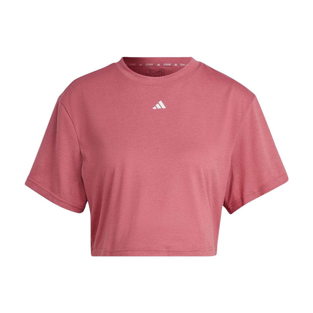 adidas Crop Tops Women's Stratum Powder Crew Neck Moderate IB8563