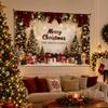 Personalized Christmas Backdrop Family Christmas Banner Holiday Photo Background Custom Xmas Decor