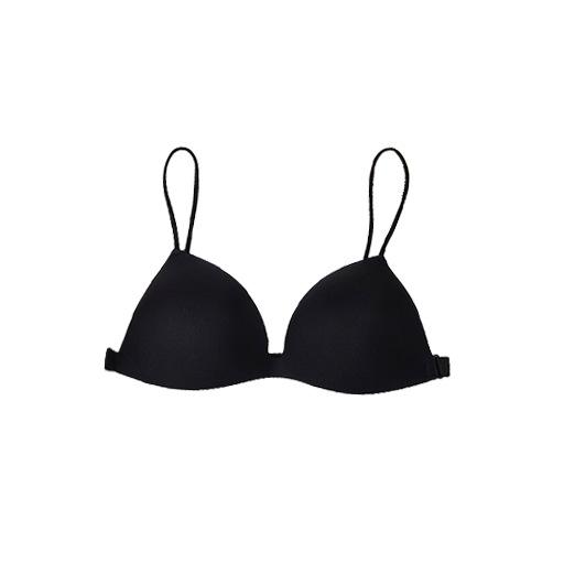 Traceless Beautiful Back Underwear Thin Internet Celebrities Gather Triangle Cup Without Steel Ring Sexy Small Bra Shoulder Thin Shoulder Straps