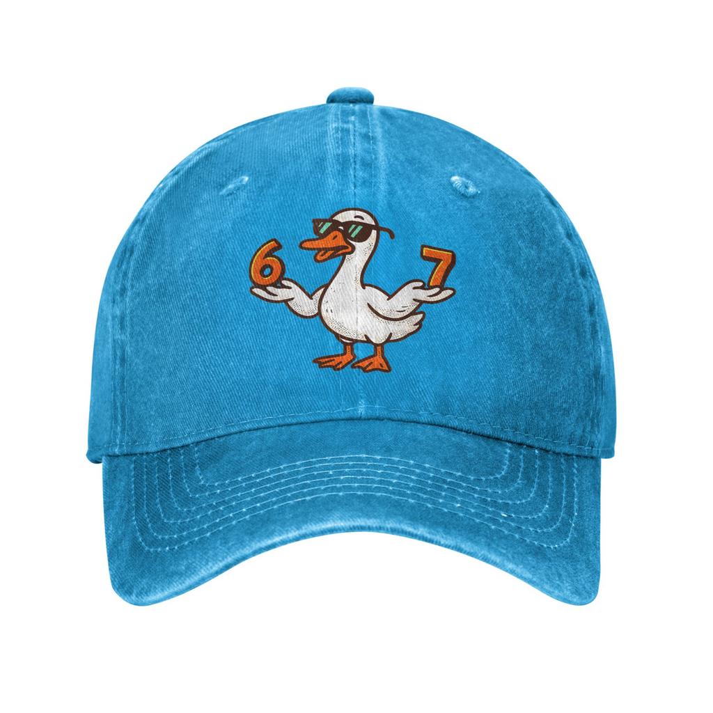 67 Meme Silly Goose 6 7 Funny Six Seven 6-7 Gen Alpha Slang Casual Baseball Cap Hip Hop Hats Summer Unisex Men DIY Snapback Cap