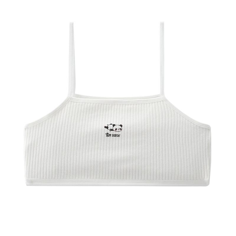 Breathable Cotton Teen Girl Developmental Period Underwear & Bandeau Camisole Set