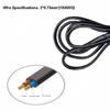 European Power Cable 2pin Plug To IEC320 C7 Extension Cord 2x0.75mm² Wire-gauge