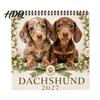 2027 Wall Calendar Dachshund Dog Calendar 12 Month Hanging Planner Jan Year Planner 2027-Dec Theme for Home Office Organizing Planning Themed Decor