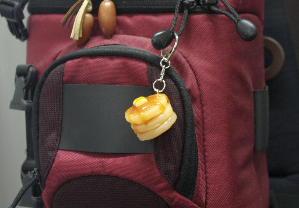 Food Sample Keychain Pancakes Want to Eat 013TK [Coconut Accessories] - You'll
