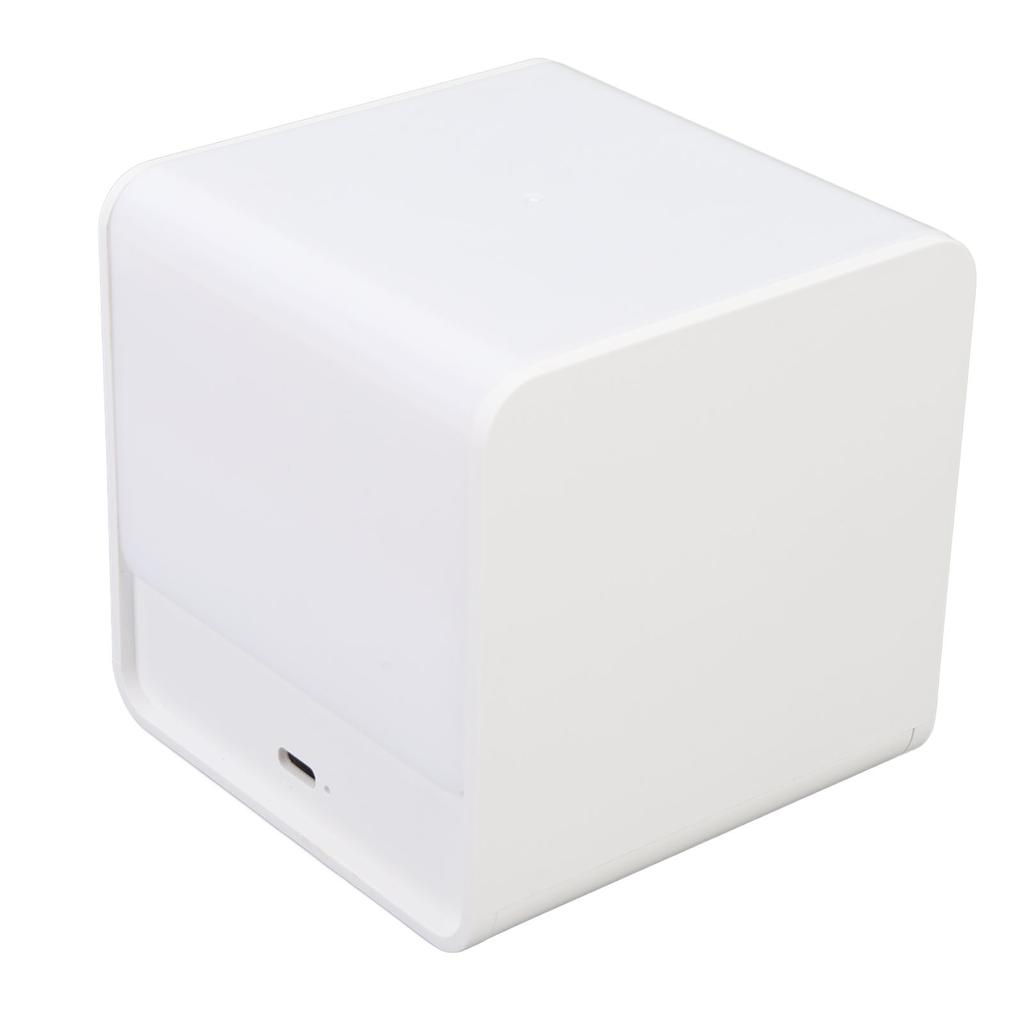 LED Cube Night Light 3 Color Temperatures Stepless Dimmable USB Rechargeable LED Cube Bedside Lamp