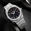 Waterproof Quartz Wristwatches Luxury All Stainless Steel Paul Rich Style Hip Hop Luminous Star Dust Frosted Watch