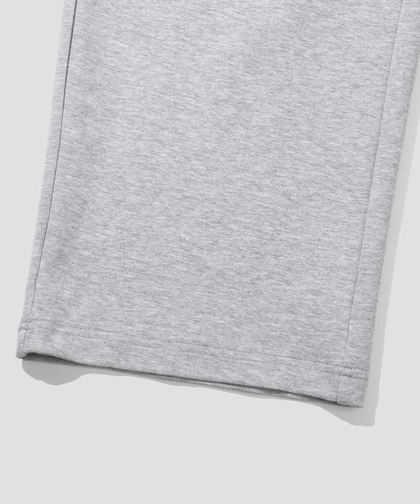 AGOD Side Pleat Curved Sweatpants [Gray]