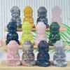 Preis Schöne Mischmaterialien Baby Buddha Kristallgravur für Heimdekoration