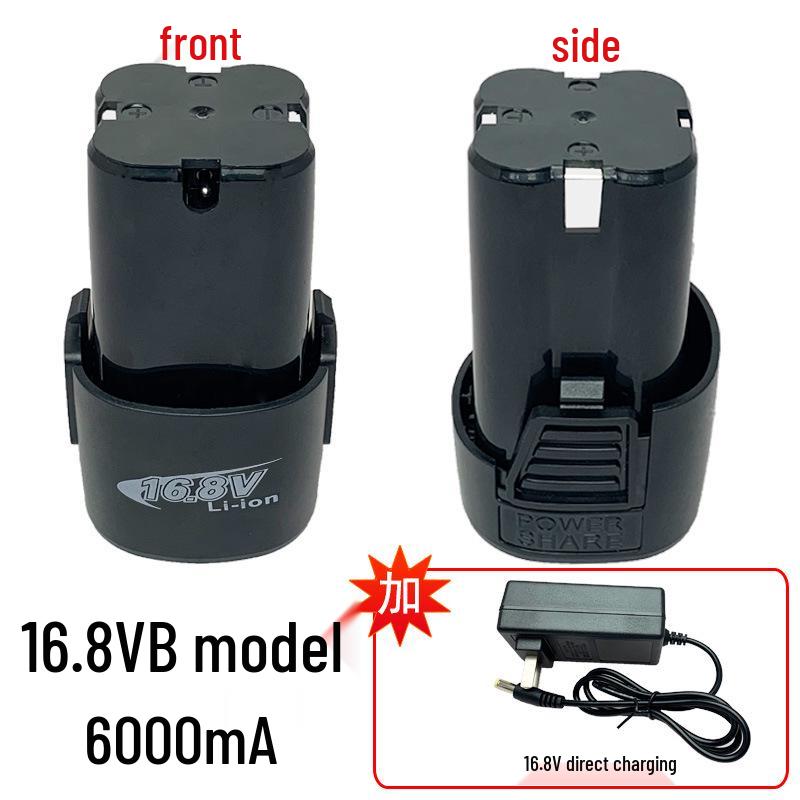 12V Cordless Electric Drill & Screwdriver with 16.8V Rechargeable Lithium Battery