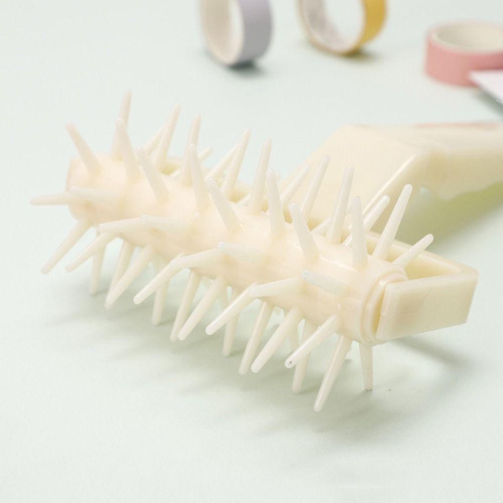 Handle Pizza Roller Pin Plastic Pie Needle Wheels Pastry Roller Pizza Dough Puncher  Cookie