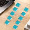10PCS Stamp Carving Blocks Soft Rubber Engraving Stamps for  Handcrafts Blue White Blue 3 Layers