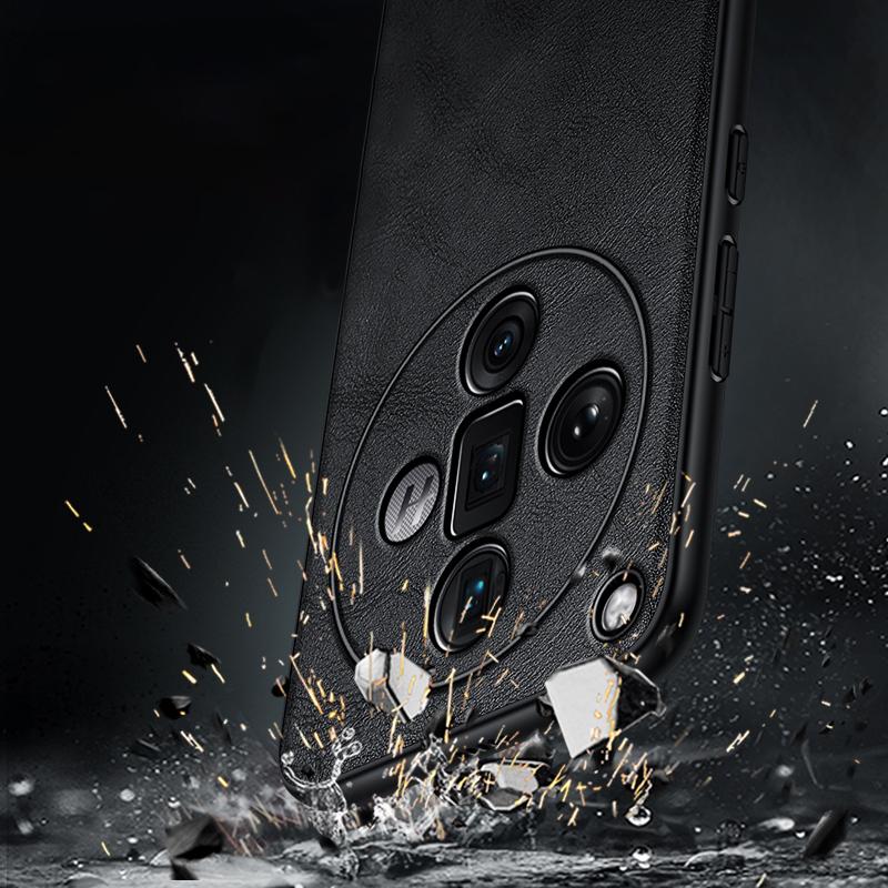 SULADA For Oppo Find X7 5G Cell Phone Case Cowhide Texture PU Leather+TPU+PC Cover