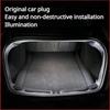 For New Tesla Model3 Highland 2024 Car LED Light Strip Flexible Rear Trunk Waterproof Neon Lights Accessories for Tesla Model 3+