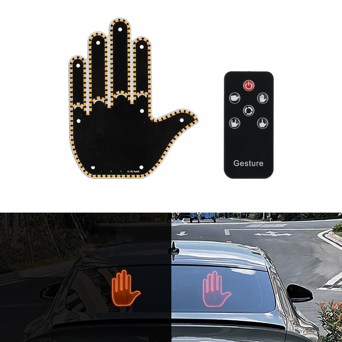 

Многофункциональный автомобильный сигнальный свет с управлением жестами и пультом дистанционного управления