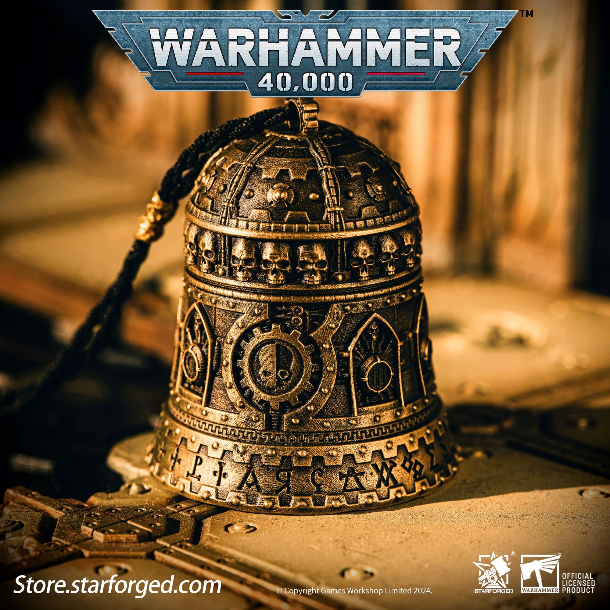

Зоряне лиття зірок, кулон із периферійним механічним Богом Церкви Warhammer 40K, Ом Месія, правлячий дзвін Pure copper bell [can be rung]